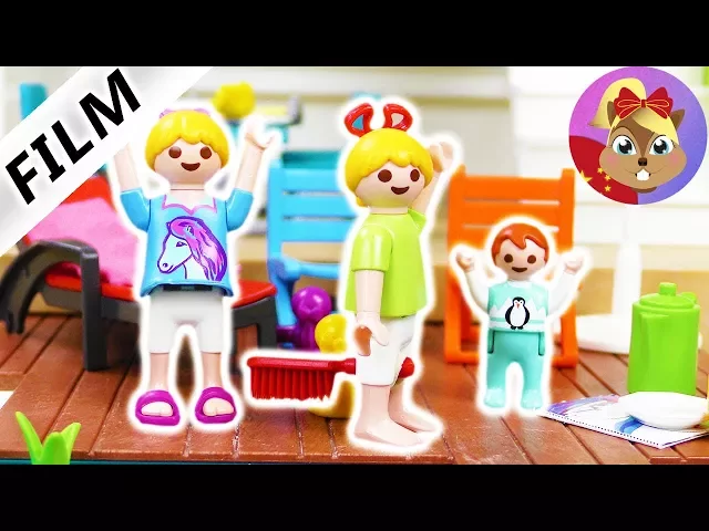 摩比游戏 playmobil 汉娜和朋友一起去跳马训练